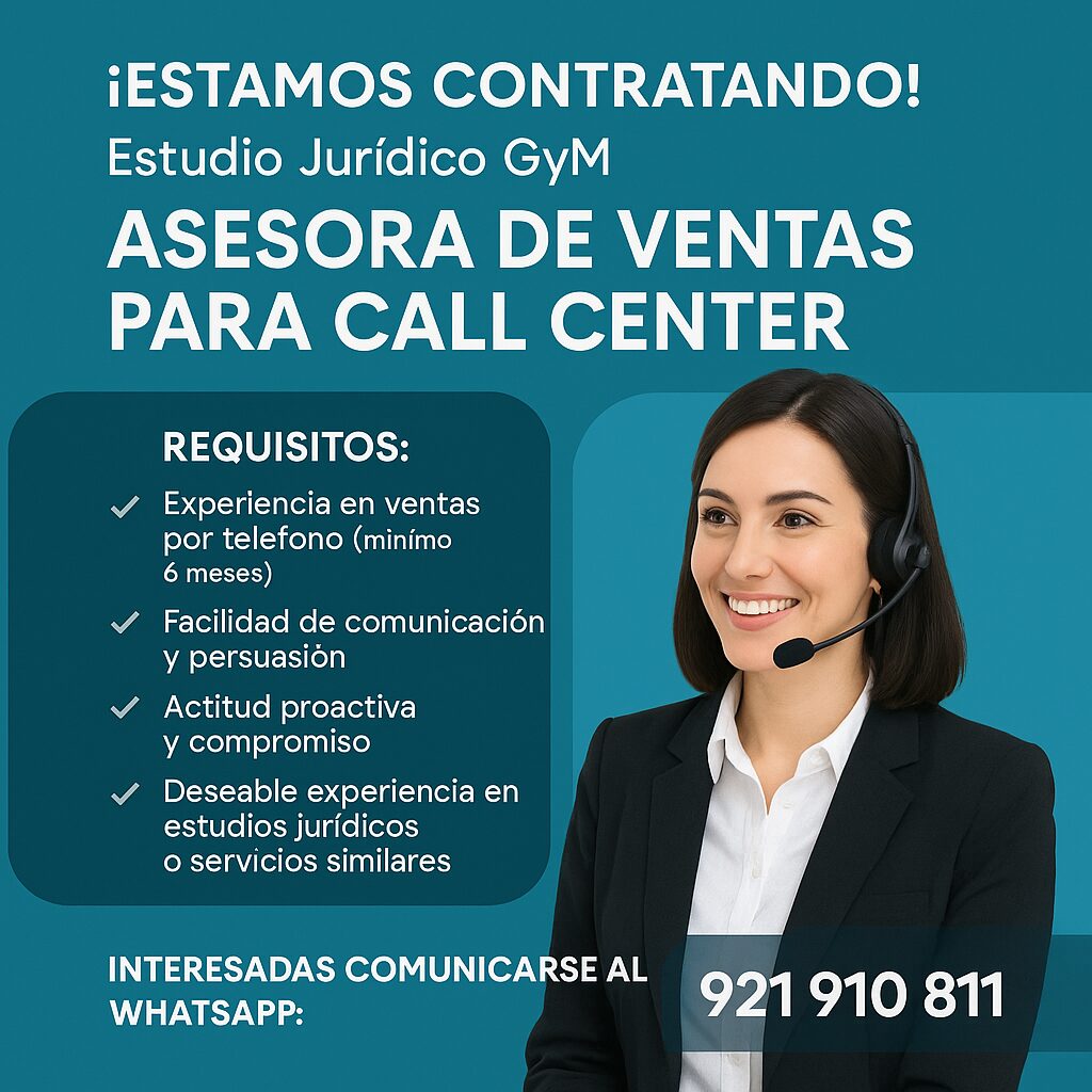se requiere asesora de ventas