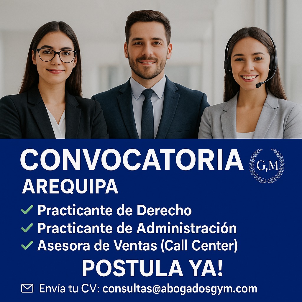 convocatoria laboral Arequipa