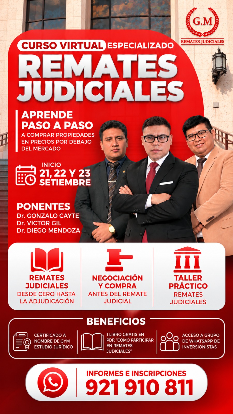 CONVIERTE LOS REMATES JUDICIALES EN OPORTUNIDADES DE INVERSIÓN